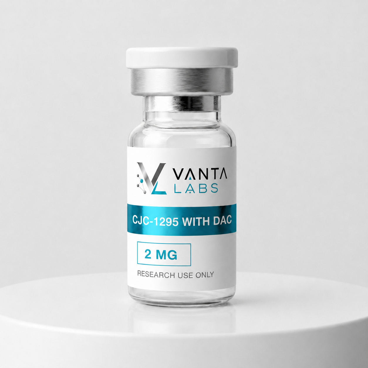 Vanta Labs CJC-1295 With DAC 2 mg bottle on a white background